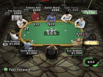 World Series of Poker (USA) screen shot game playing